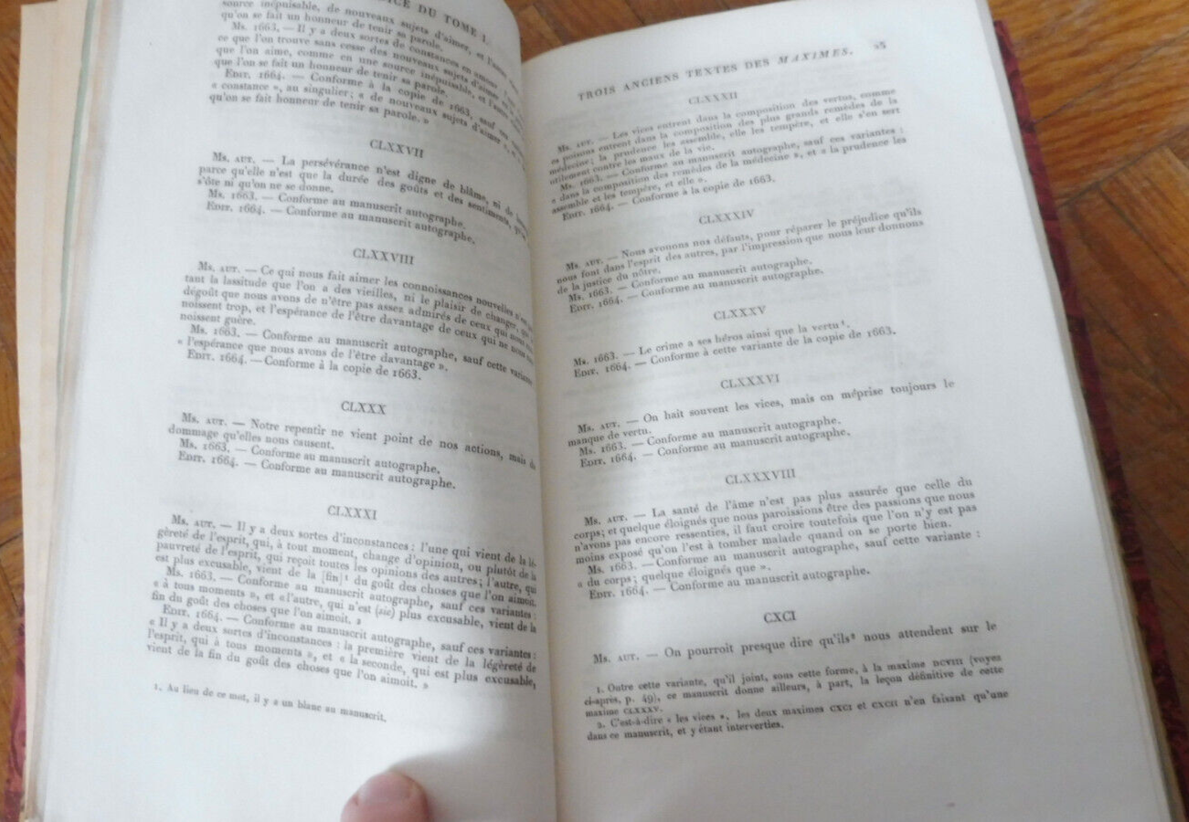 Appendice au 1er tome des oeuvres de La Rochefoucaud (Gilbert & Gourdault) 1883