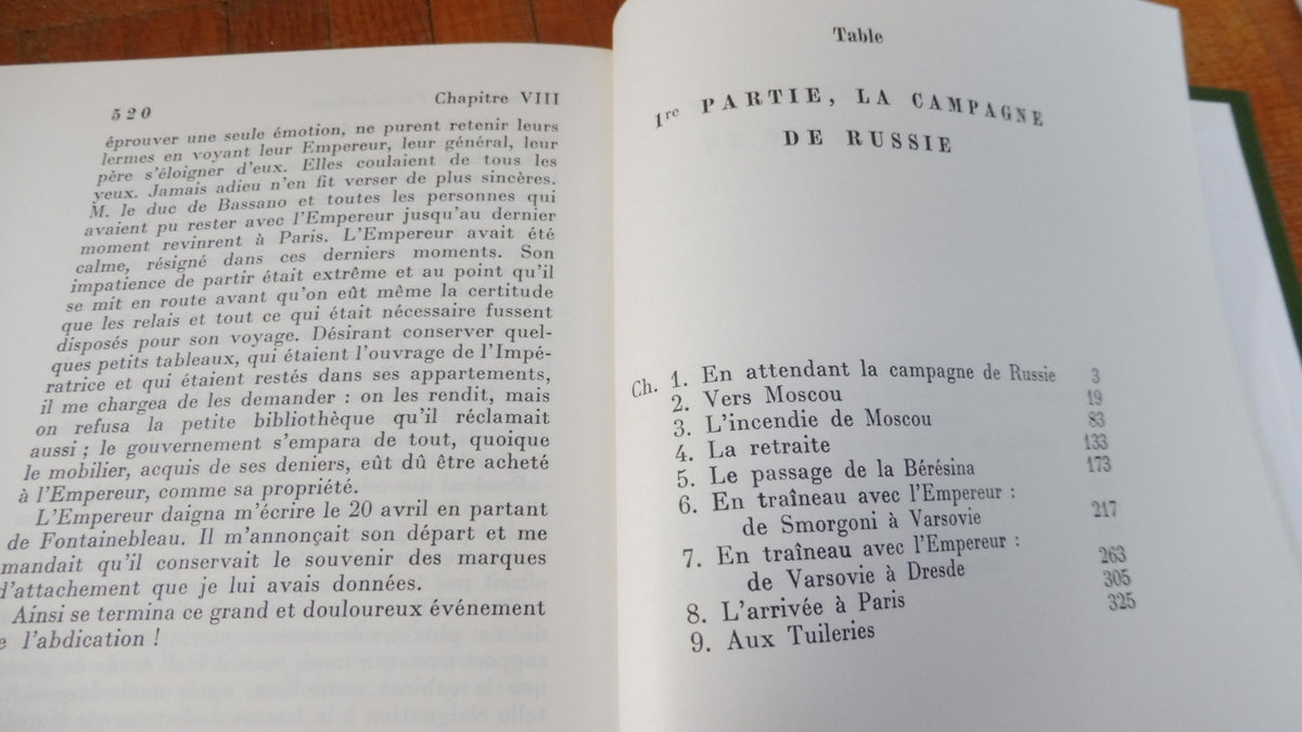 Avec l'empereur de Moscou à Fontainebleau (Général Caulaincourt) 1968