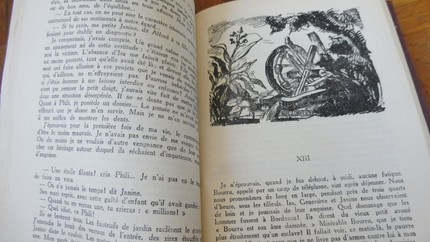 Le Noeud de vipères (Mauriac) 1923 illus. Grillon RELIURE SERPENT
