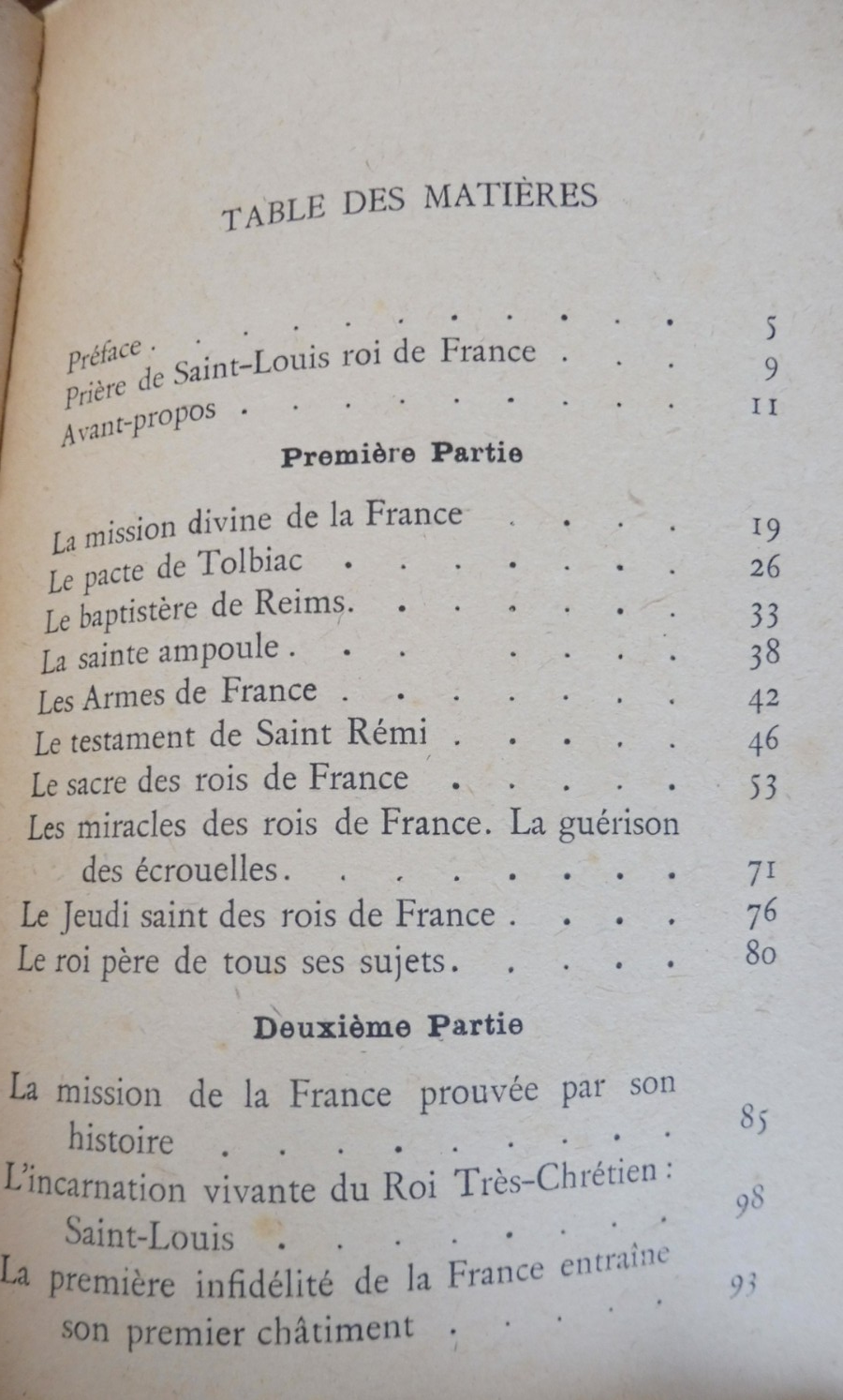 La Mission divine de la France (De La Franquerie) 1926