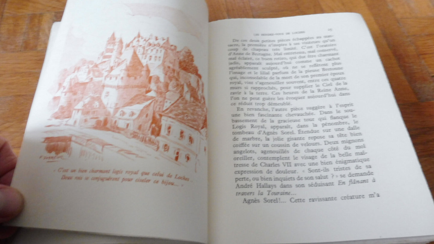 Le Rendez-vous de Loches (Roland Enguerand) 1946 Illus. Dubreuil TOURAINE