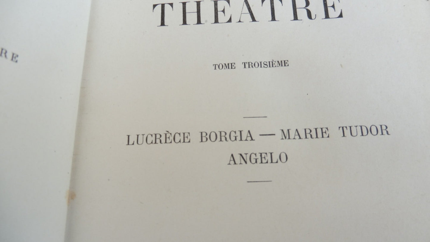 Théâtre de Victor Hugo 1880 4/4