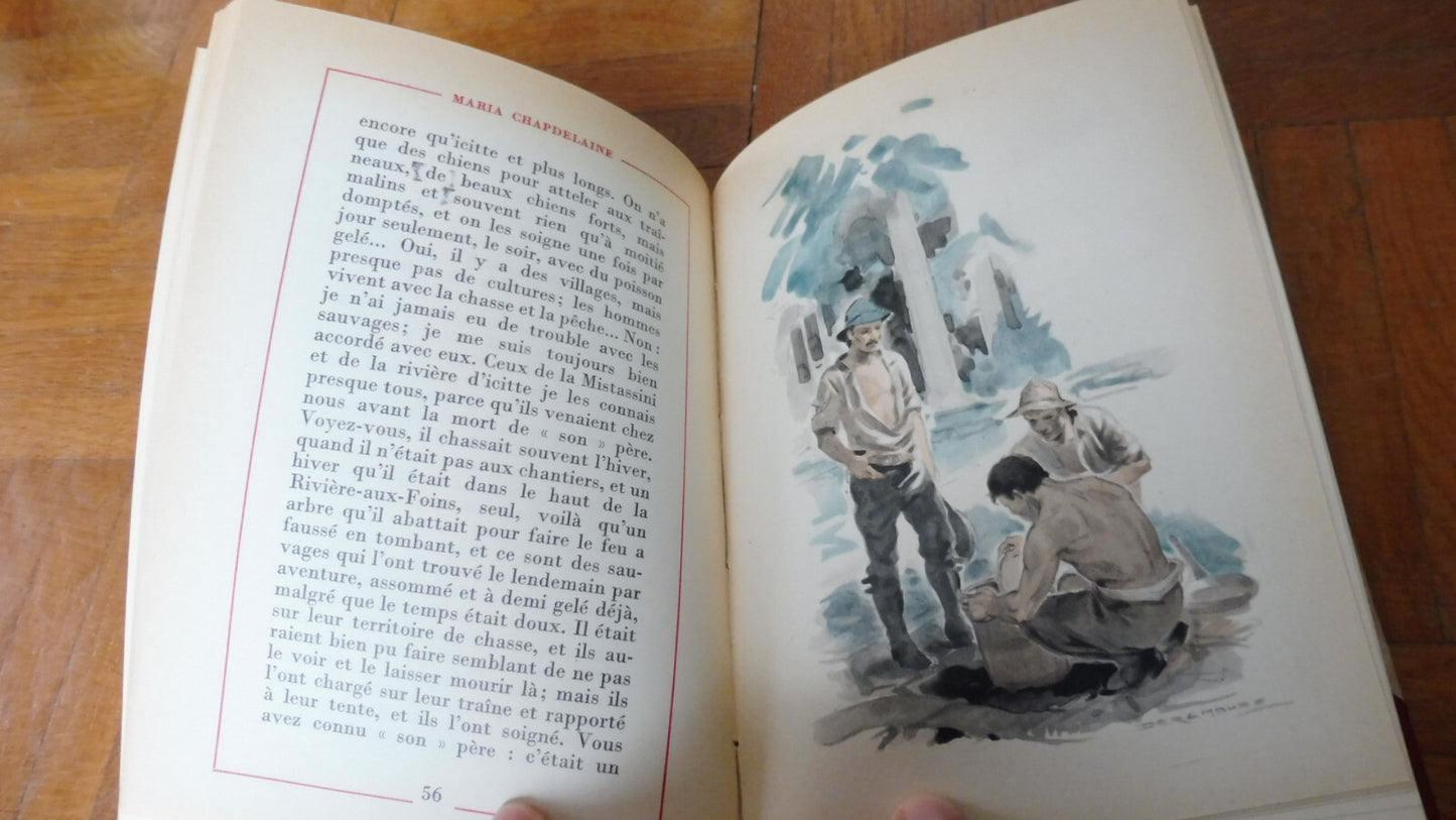 Maria Chapdelaine (Louis Hémon) 1946 illus. Derambure NUMEROTE
