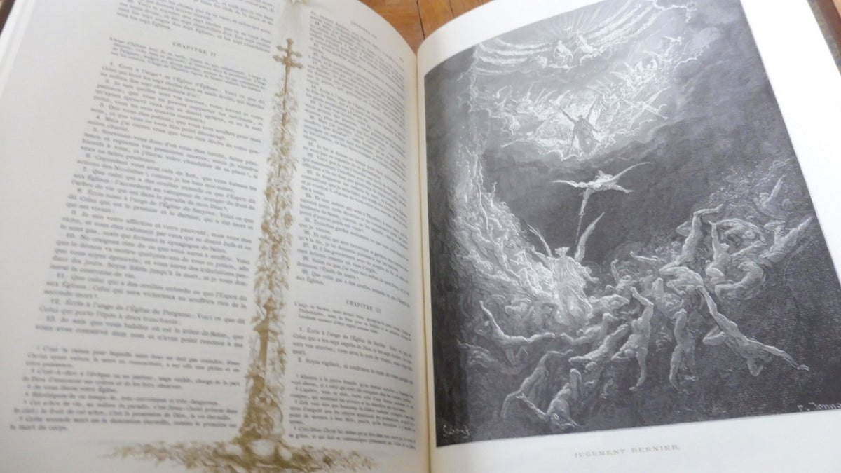 La Grande Bible de Tours 1975 2/2 JEAN DE BONNOT illus. Gustave Doré
