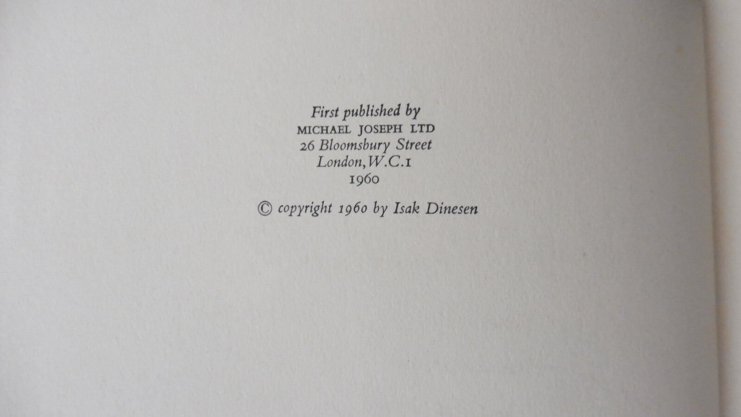 Shadows on the grass (Isak Dinesen) 1960 EO