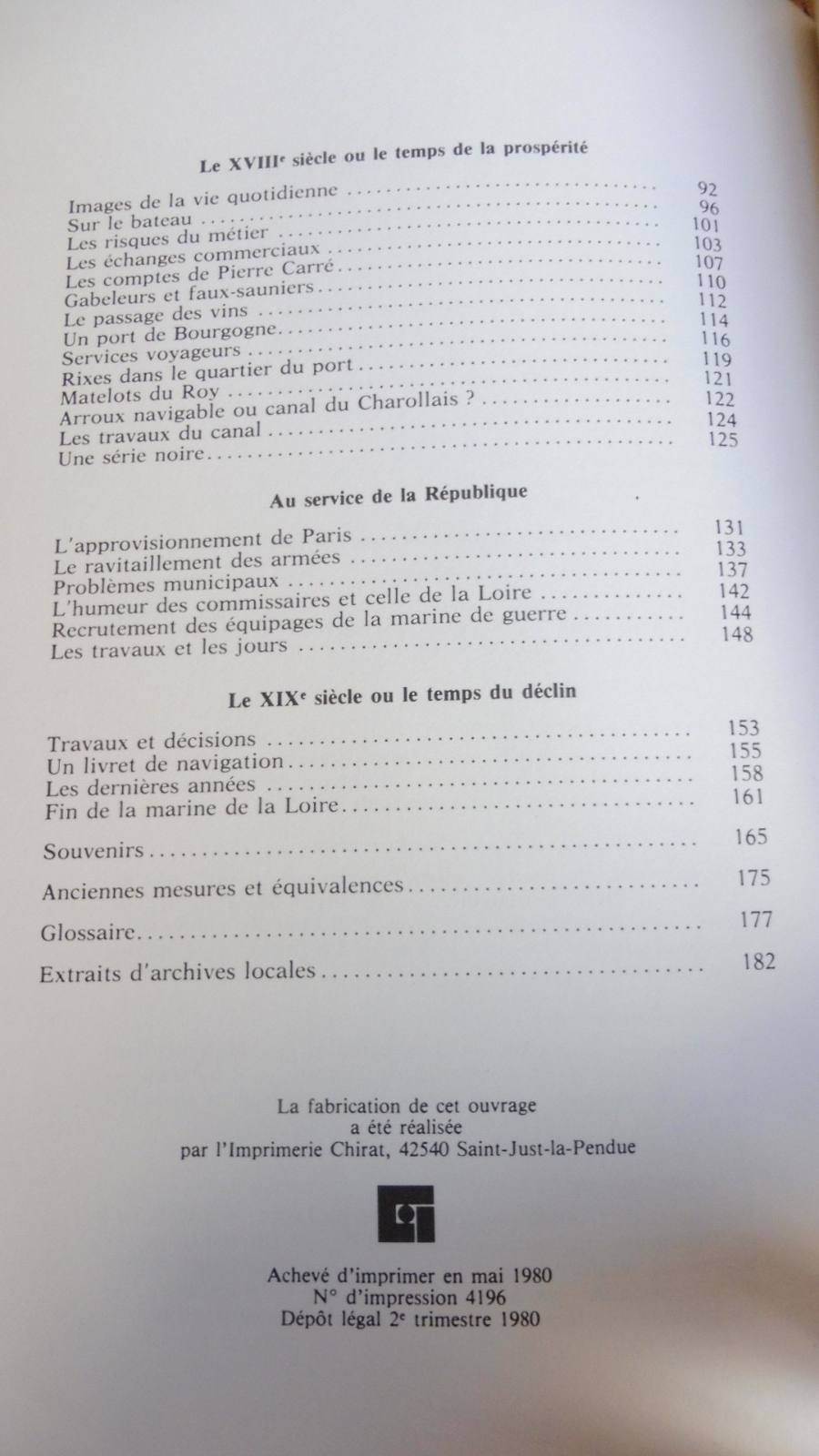 La Marine de Loire (Paul Chaussard) 1980