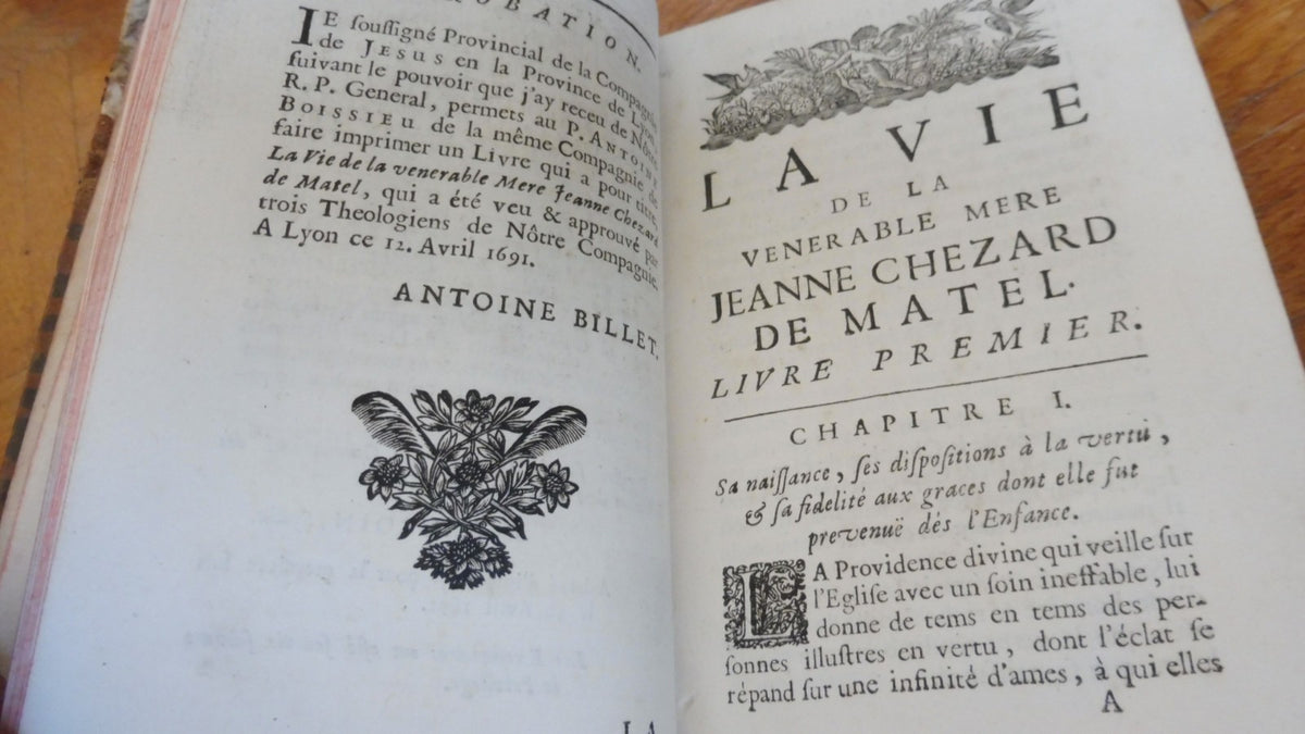 Vie de la vénérable mère Jeanne-Marie Chezard de Matel (A. Boissieu) 1692