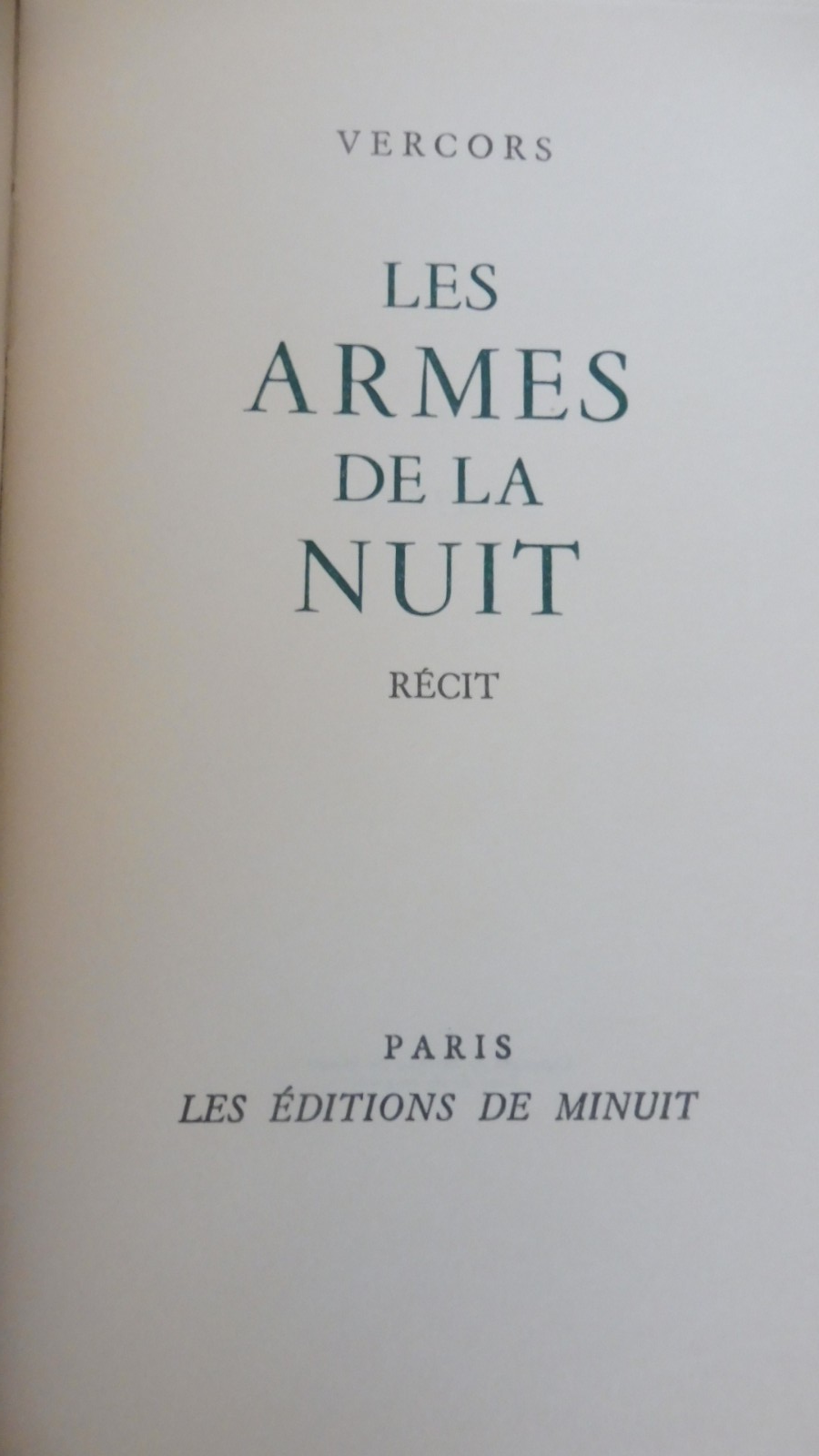 Oeuvres de Vercors 1946 3 volumes