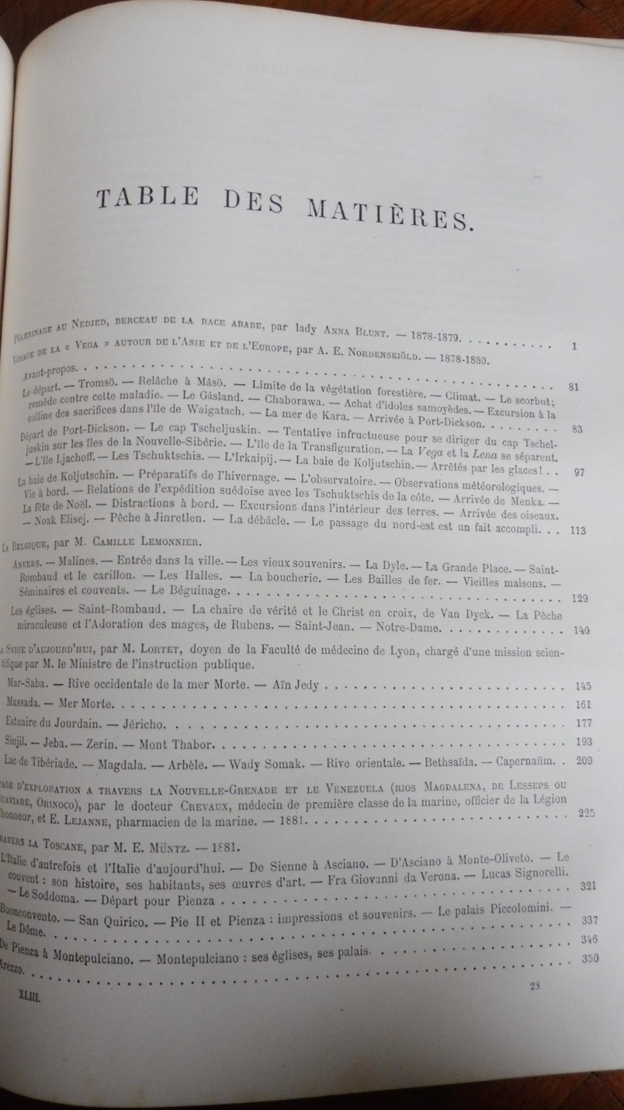 Le Tour du monde. Année 1882 (E. Charton) 1882 SYRIE, VENEZUELA, CHINE, NIGER...