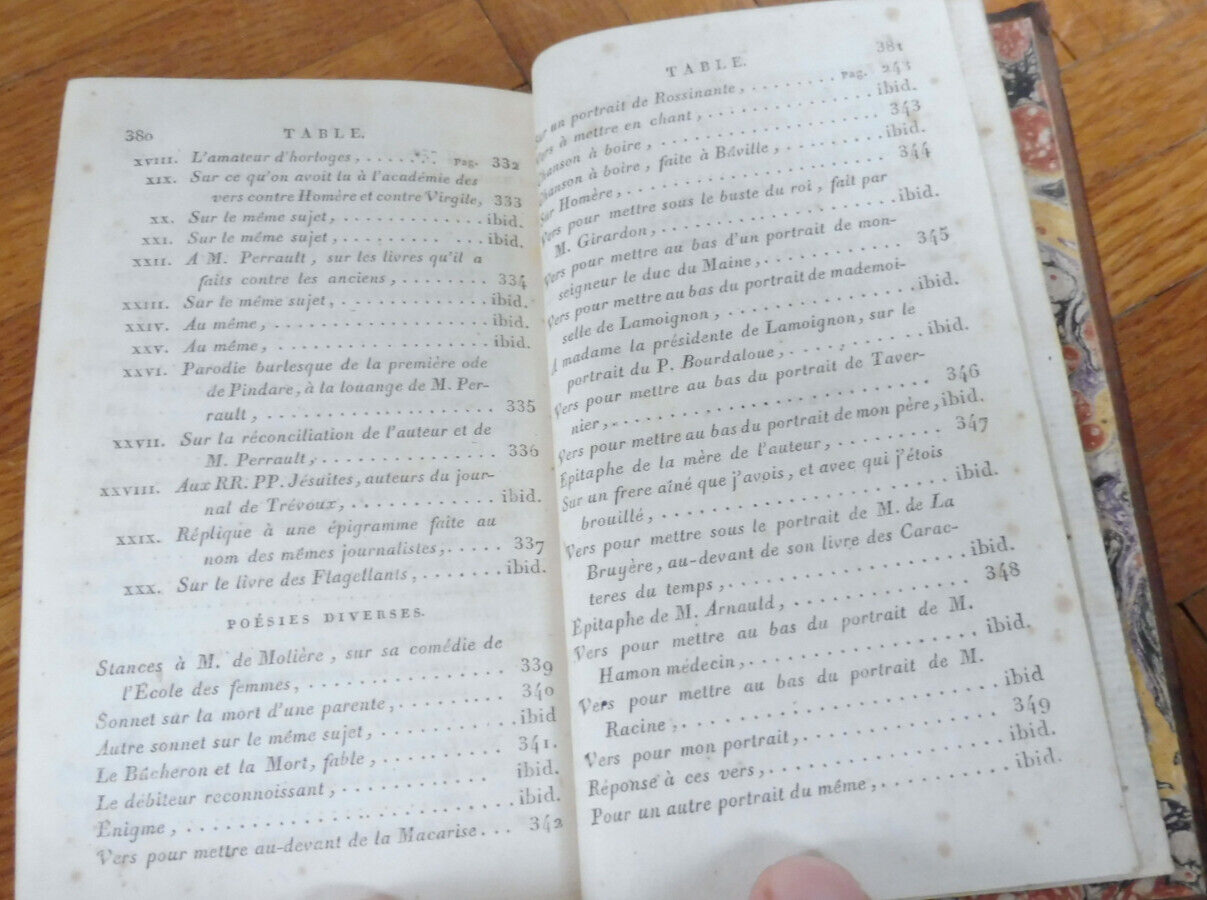 Oeuvres de Boileau Despréaux 1808
