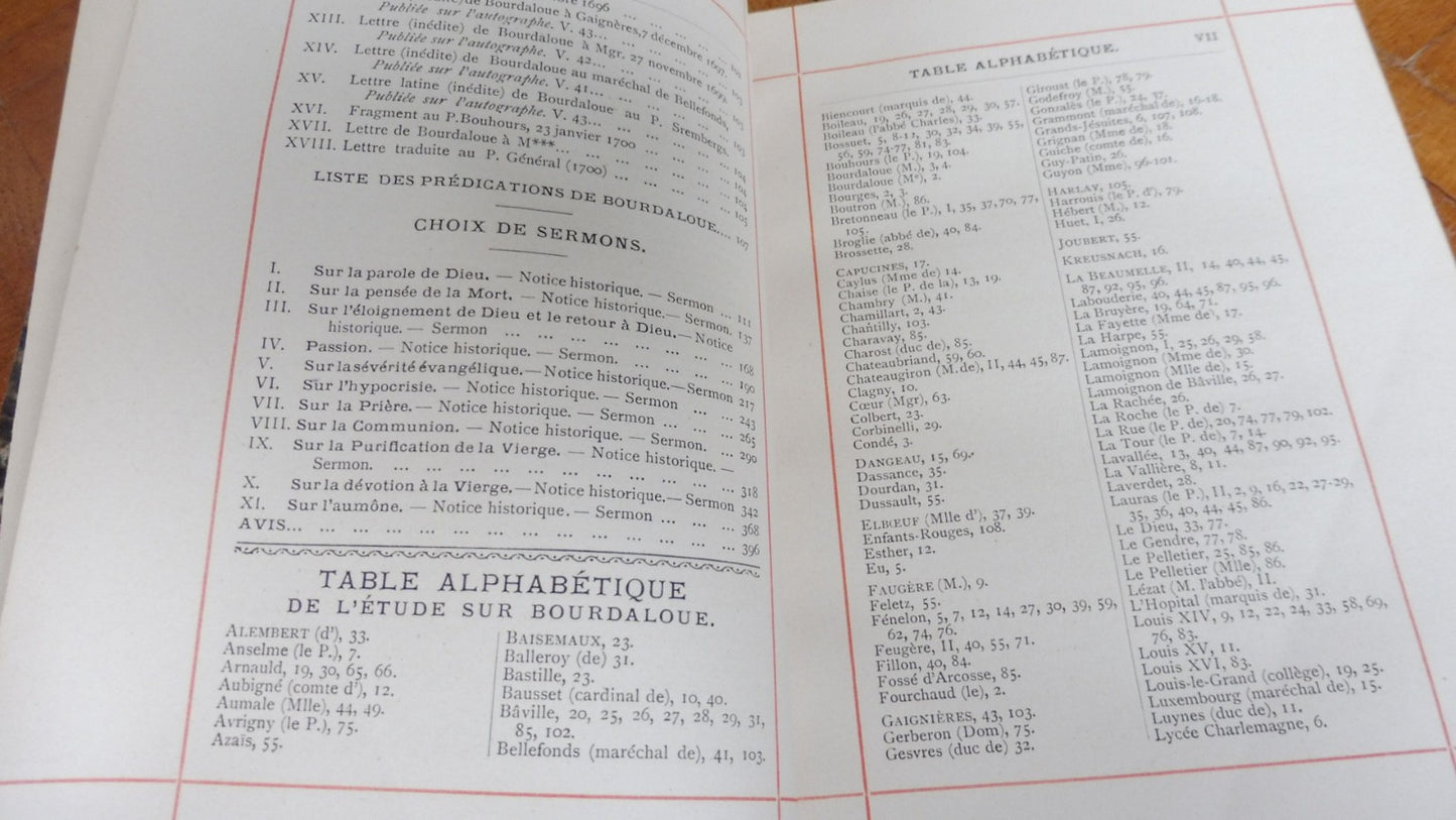 Etude sur Bourdaloue (Blampignon) 1886