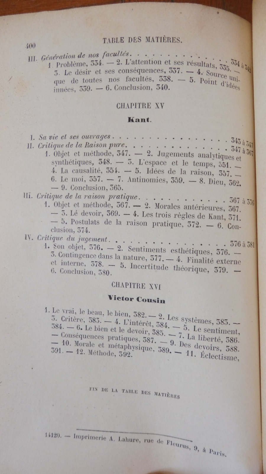 Etudes sur les principaux philosophes (Ch. Adam) 1886
