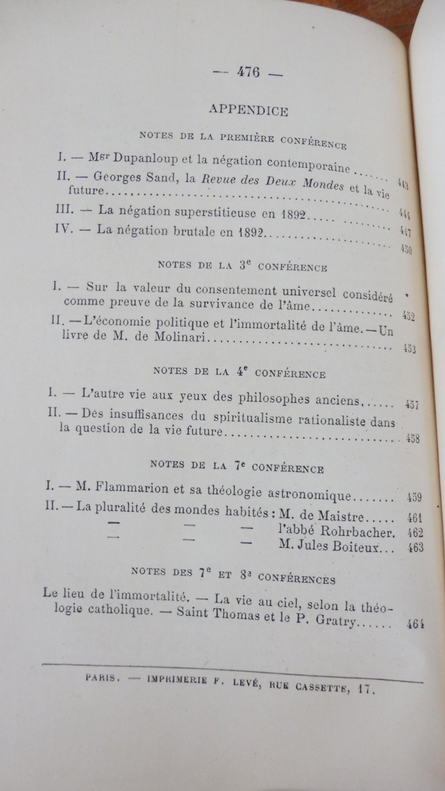Le Dogme de la vie future et la libre pensée contemporaine (Lecoeur) 1892