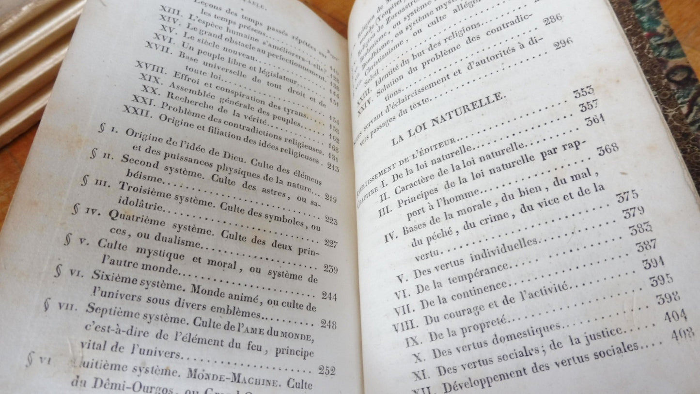 Oeuvres de C. F. Volney 1836