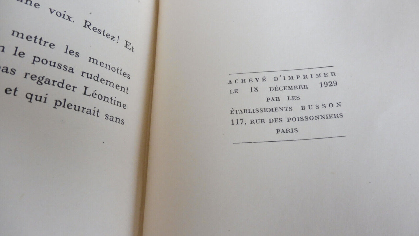 L'Homme traqué (Francis Carco) 1929 illus. Lechantre