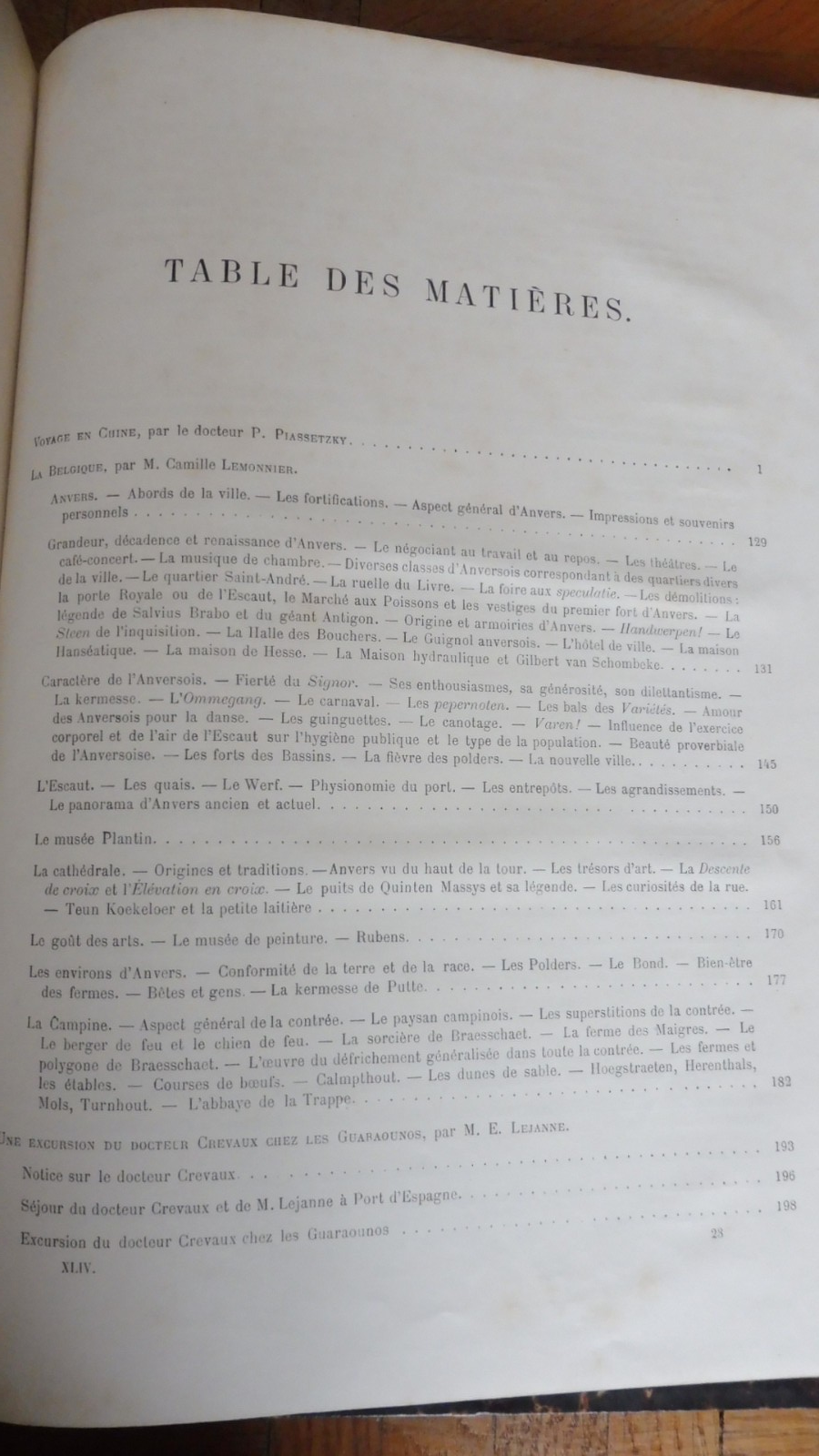 Le Tour du monde. Année 1882 (E. Charton) 1882 SYRIE, VENEZUELA, CHINE, NIGER...