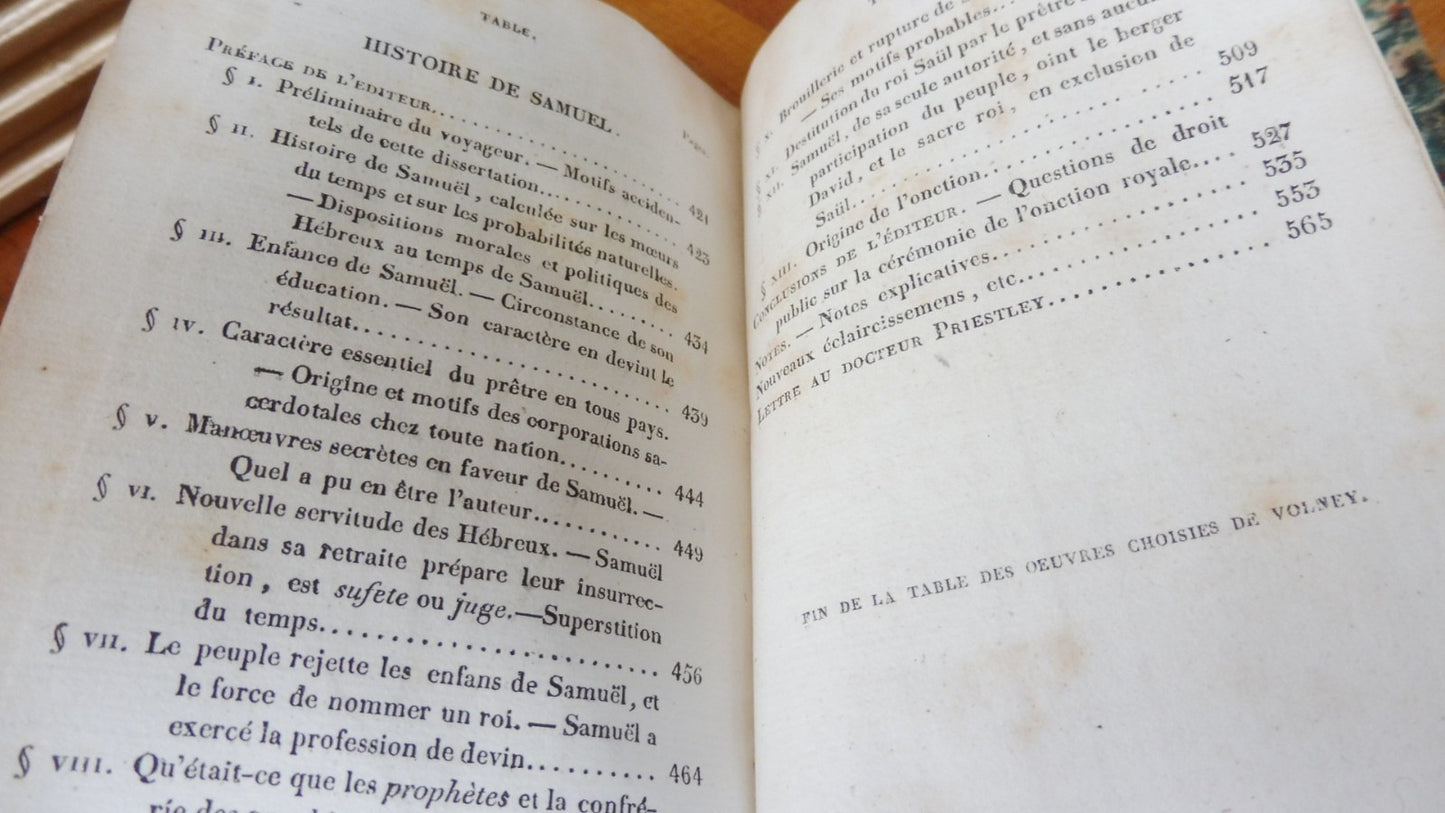 Oeuvres de C. F. Volney 1836