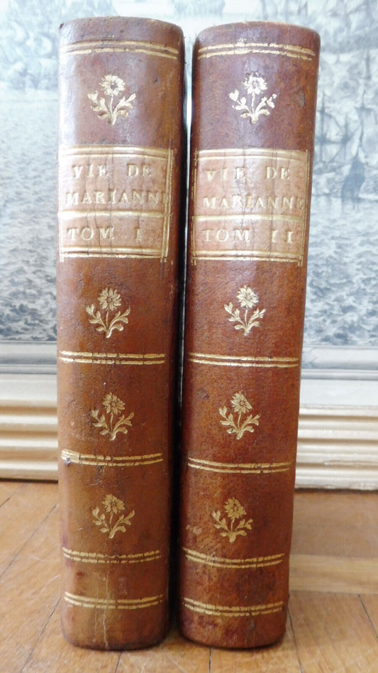 La Vie de Marianne (Marivaux) 1773 4 vol. en 2 tomes COMPLET