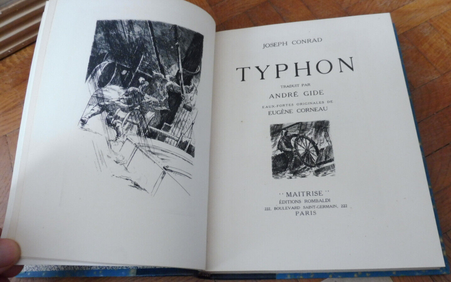 Typhon (Joseph Conrad) 1946 illus. Corneau VELIN