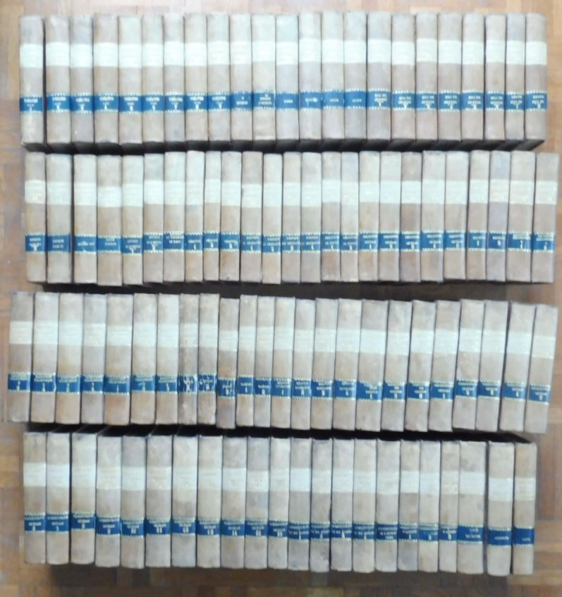 Oeuvres complètes de Voltaire 1785-89 92+2 vol. COMPLET