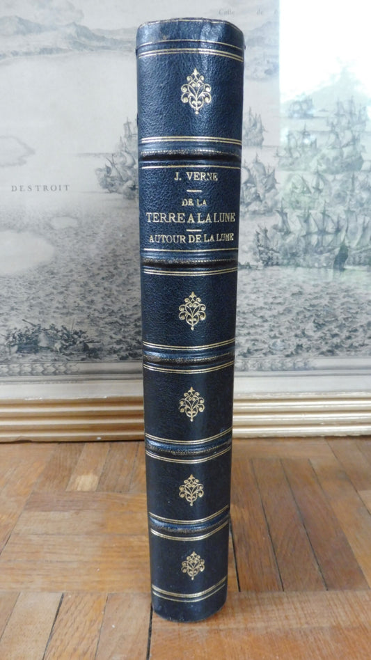 De la Terre à la Lune. Autour de la Lune (J. Verne) s.d. illus. Montaut...