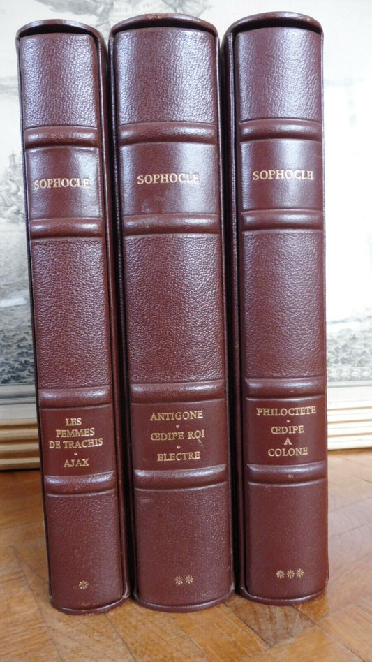 Tragédies de Sophocle 3/3 boitages illus. Varlamos 1973