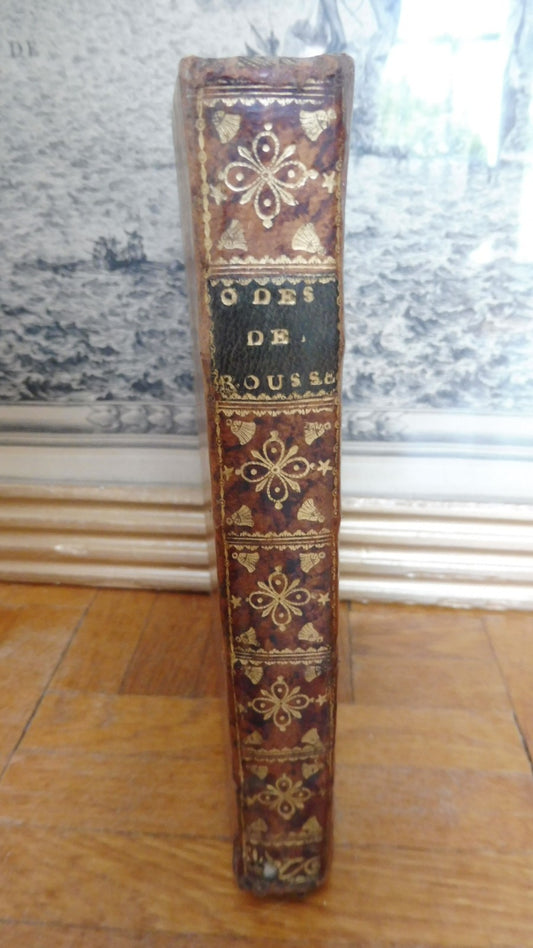 Oeuvres choisies et odes sacrées de Rousseau 1774