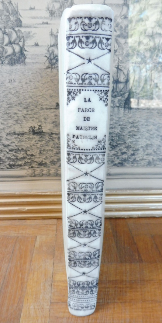 La Farce de Maistre Pathelin 1723 RELIURE PARCHEMIN
