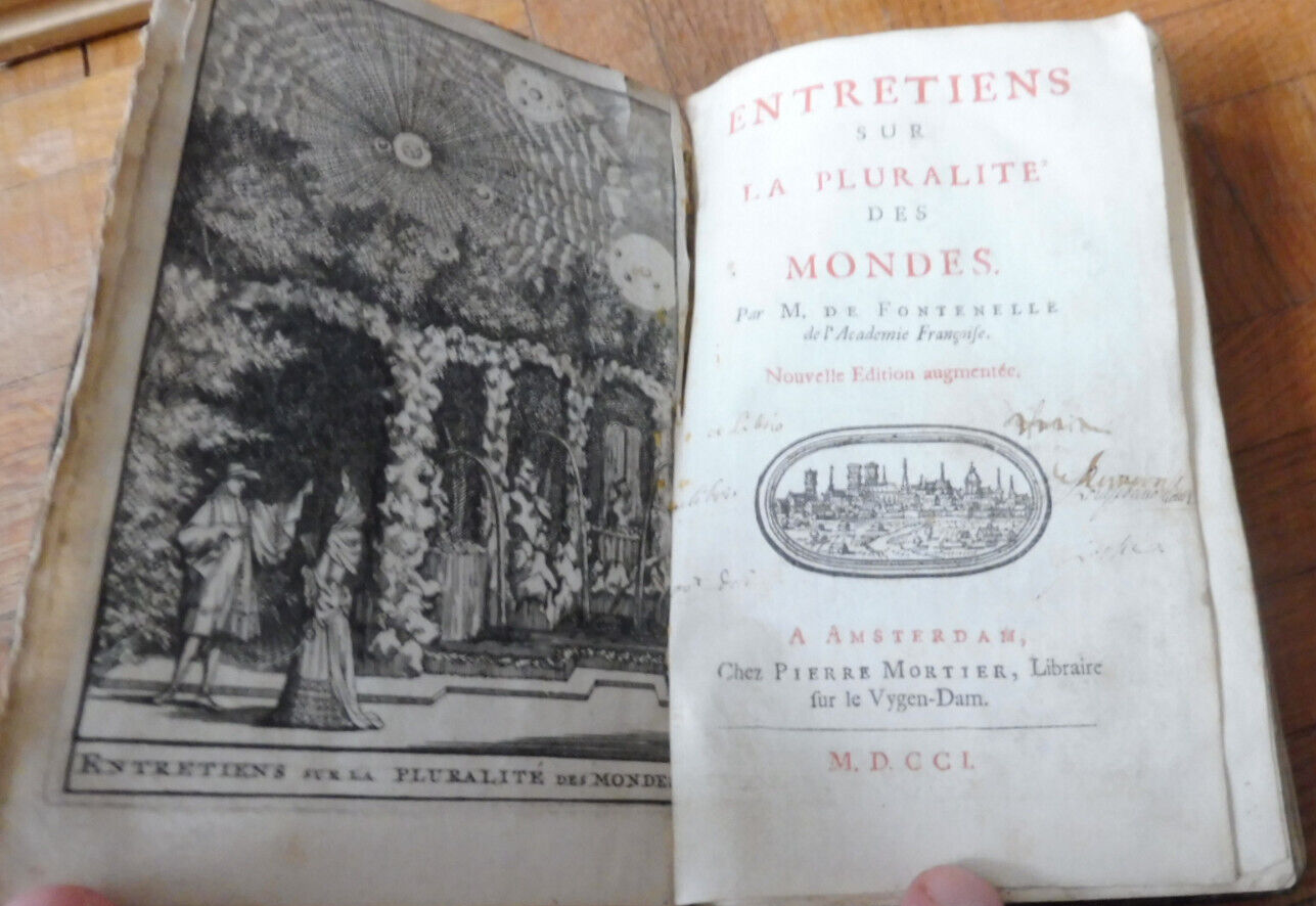 Entretiens sur la pluralité des mondes (Fontenelle) 1701