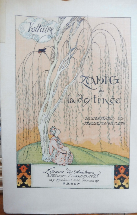 Zadig, ou la destinée (Voltaire) 1924 illus. Mossa FERROUD