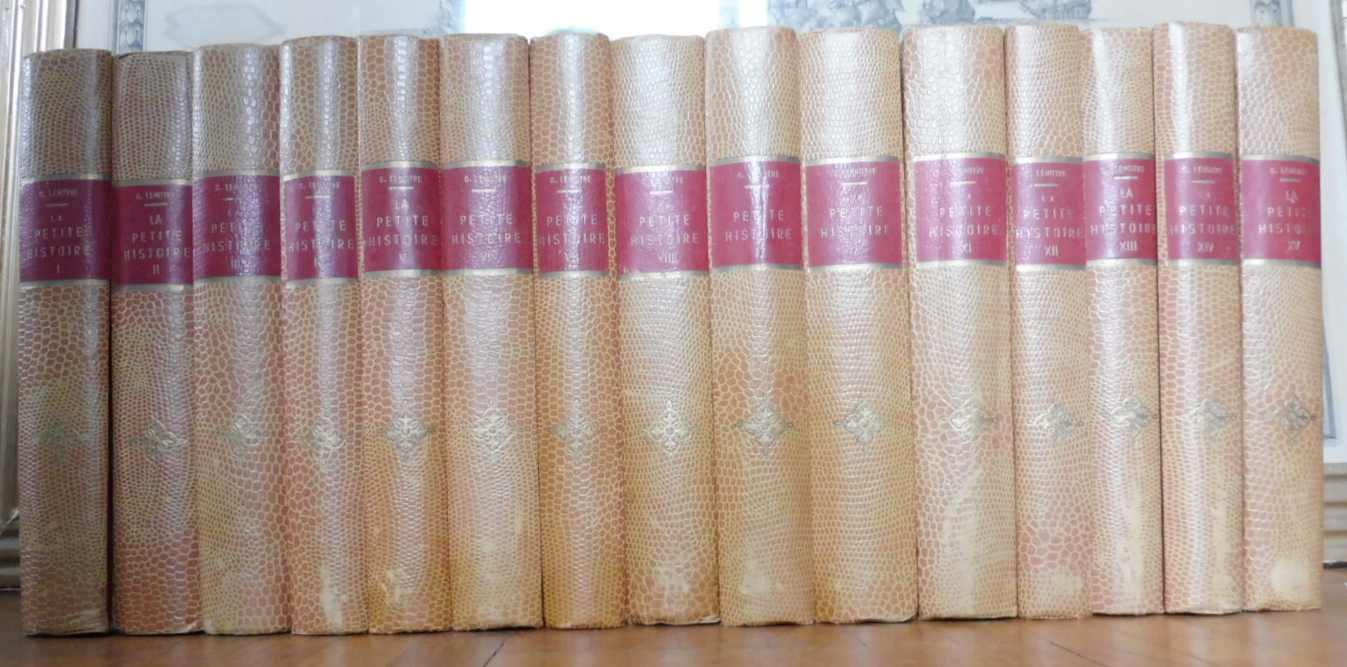 La petite histoire (Georges Lenotre) 1949-54 15 vol.