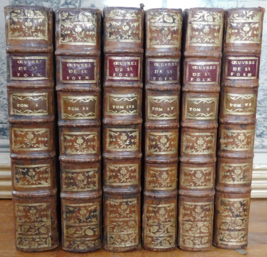 Oeuvres complètes de M. De Saint-Foix 1778 6/6 COMPLET