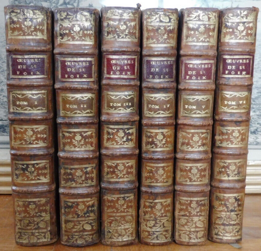Oeuvres complètes de M. De Saint-Foix 1778 6/6 COMPLET