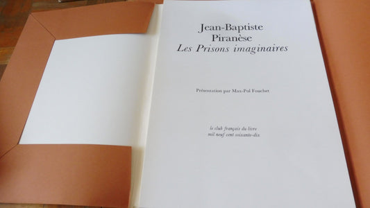 Les Prisons imaginaires (Jean-Baptiste Piranèse) 1970 18 GRAVURES