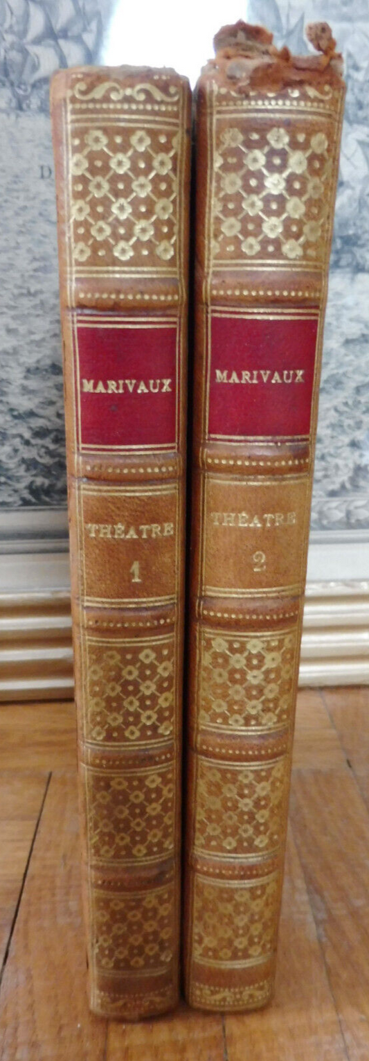 Théâtre de Marivaux s.d. 2 vol. COMPLET