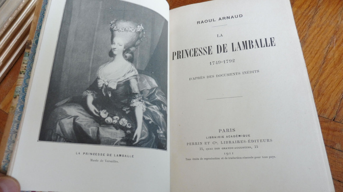 La Princesse de Lamballe 1749-1792 (R. Arnaud) 1911