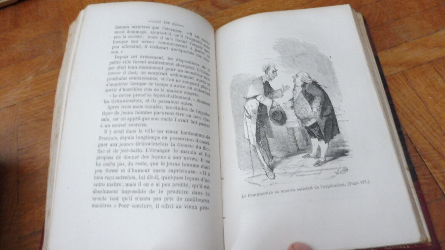 L'Auberge du Spessart. Contes allemands (Hauff) 1884 illus. Bertall