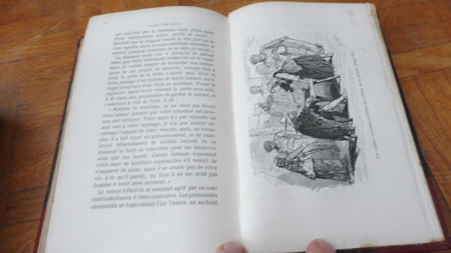 L'Auberge du Spessart. Contes allemands (Hauff) 1884 illus. Bertall