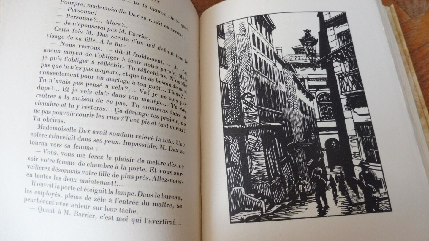 Mademoiselle Dax (Claude Farrère) 1922 illus. Schulz RELIURE LEVITZKY