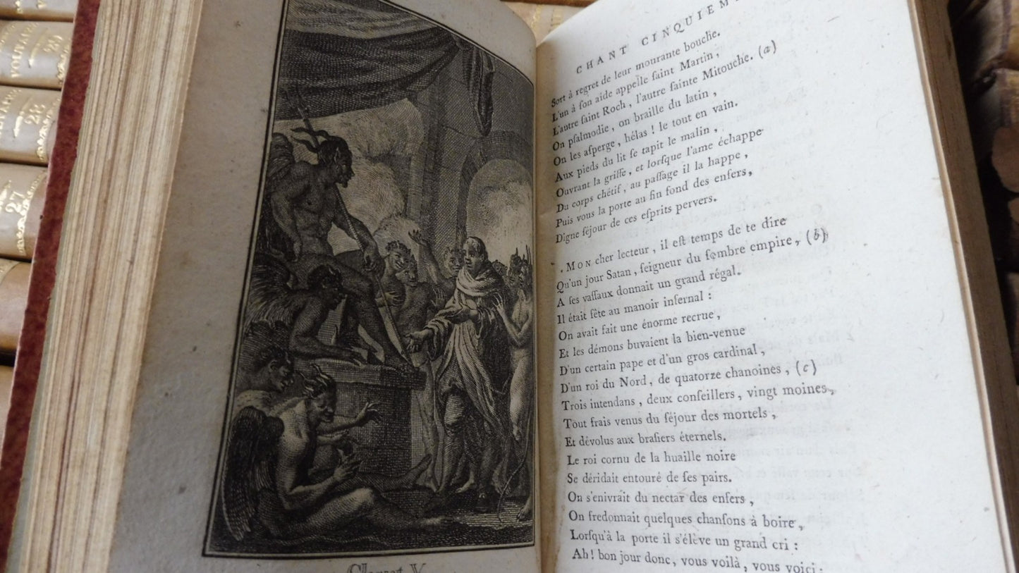 Oeuvres complètes de Voltaire 1785-89 92+2 vol. COMPLET