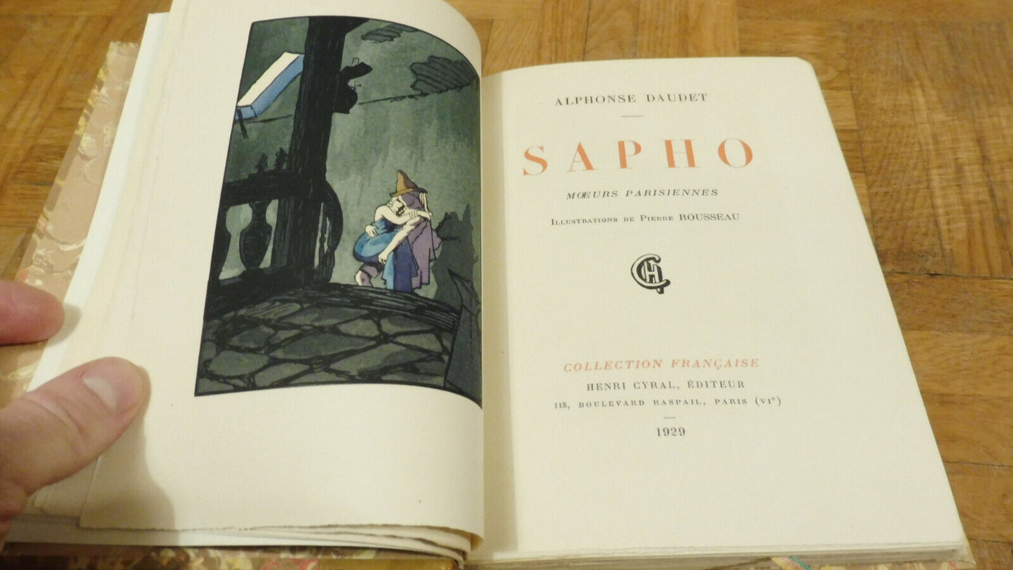 Sapho (Alphonse Daudet) 1929 illus. Rousseau NUMEROTE