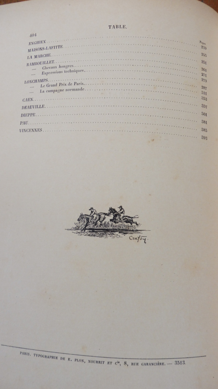 Sur le turf. Courses plates & Steeple-chase (Crafty) 1899 EQUITATION