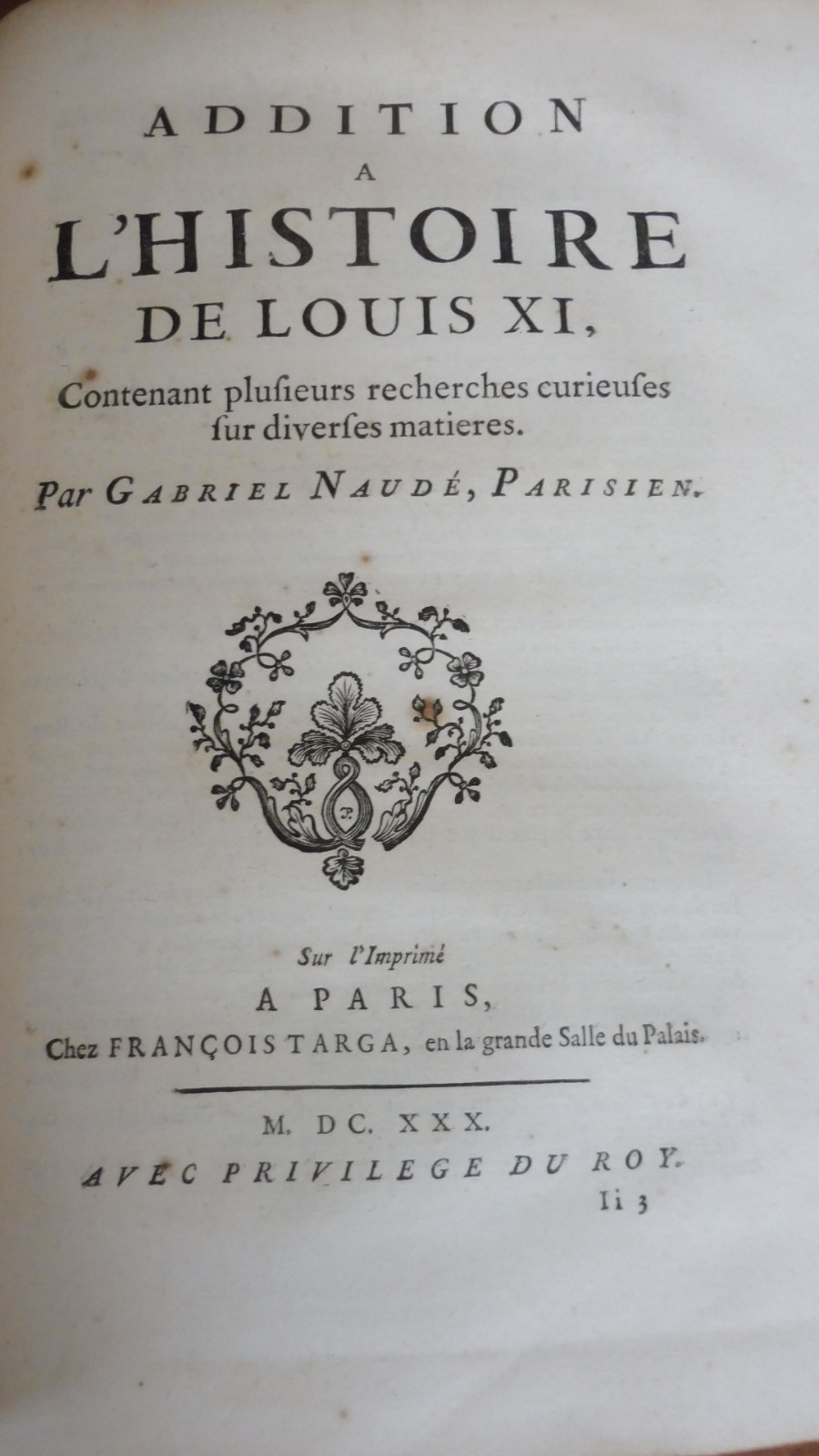 Mémoires de messire Philippe de Comines (Godefroy) 1747 4/4