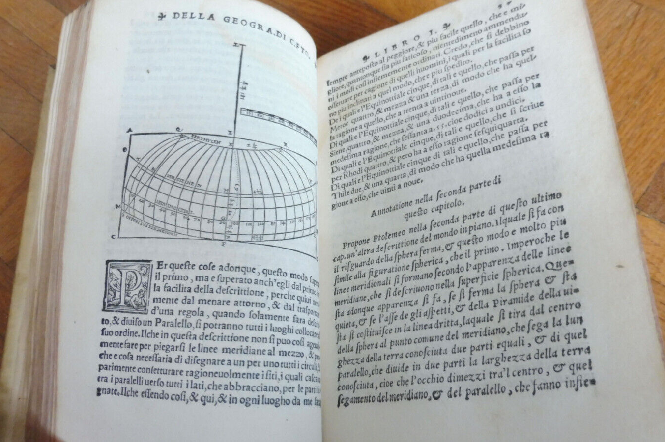 Geografia di Claudio Ptolemeo Alessandrino (PA Matiolo trad.) 1548