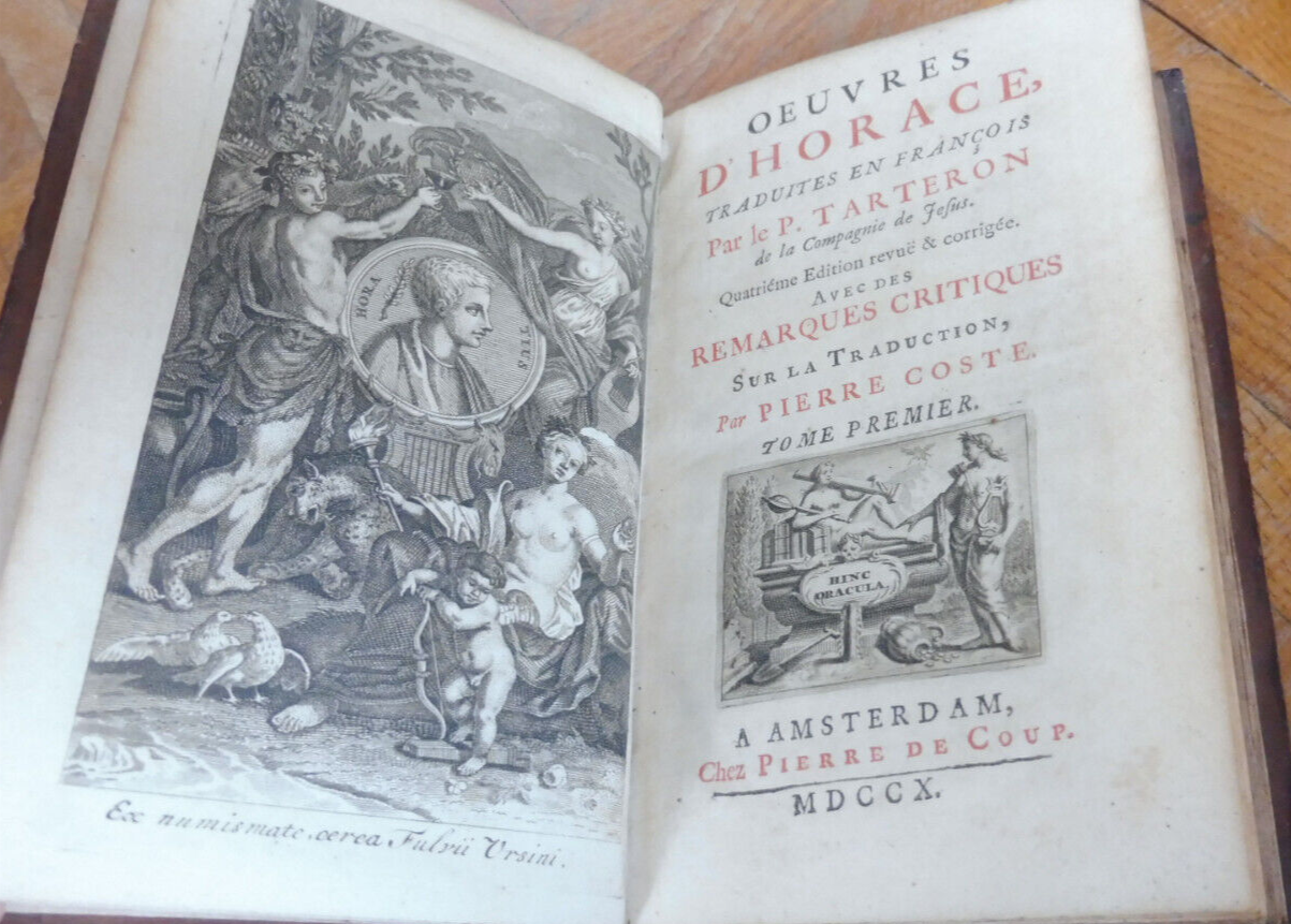 Oeuvres d'Horace (Tarteron trad.) 1710 2/2