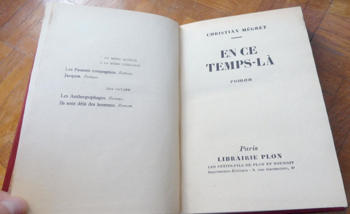 En ce temps-là (Christian Mégret) 1944