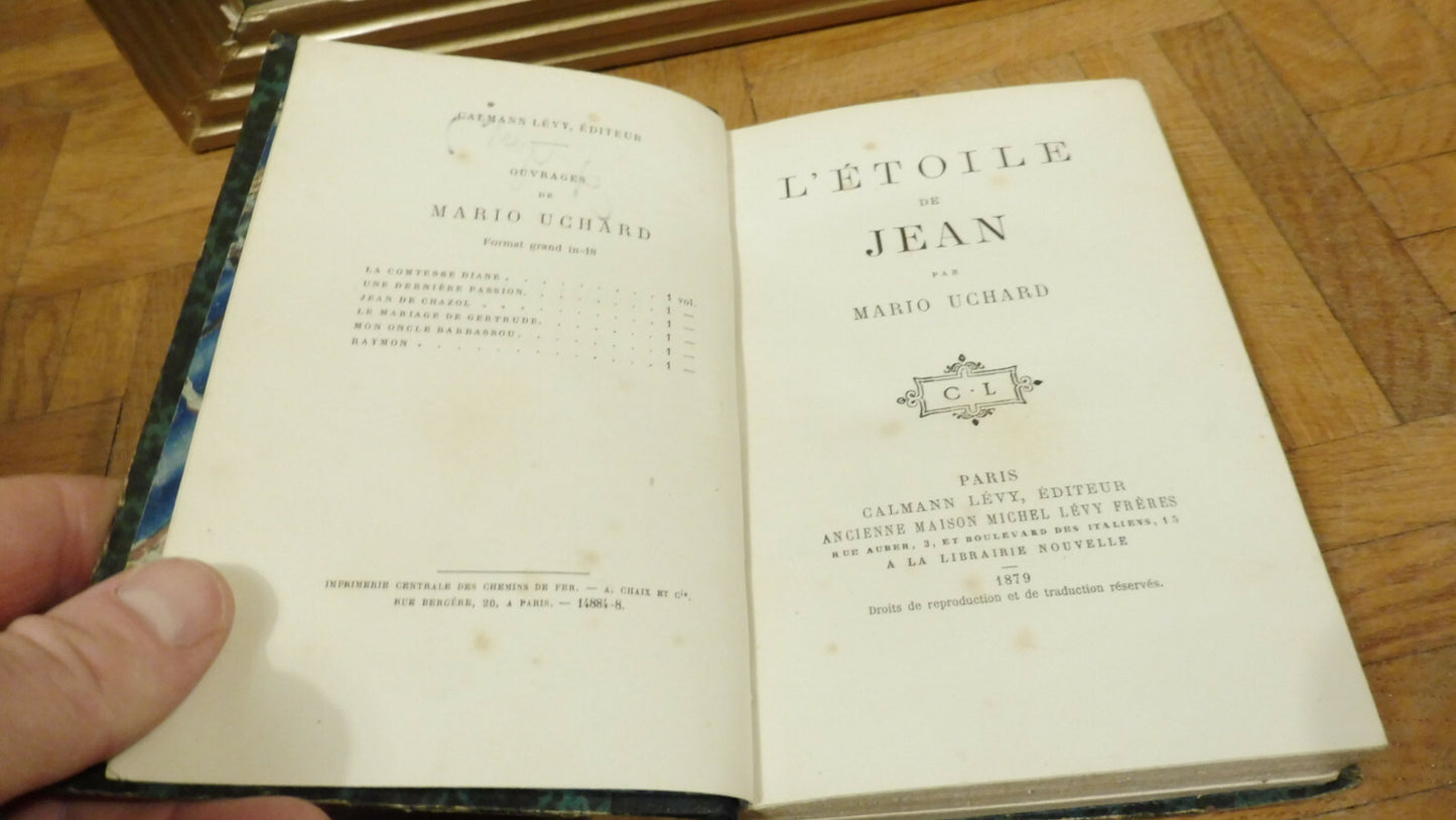 L'Etoile de Jean (Mario Uchard) 1879