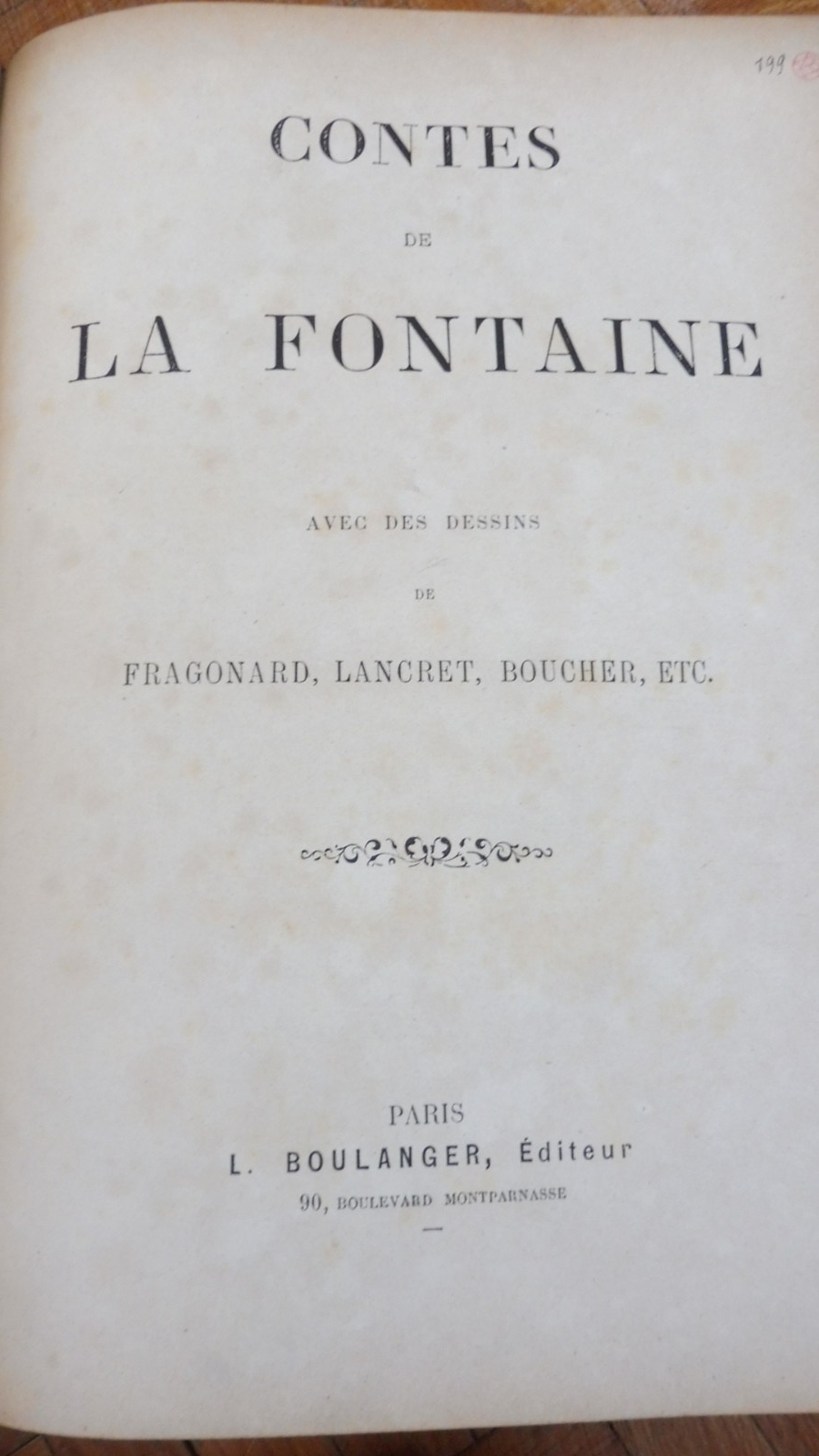 Contes de La Fontaine s.d. illus. Fragonard, Lancret, Boucher, etc.