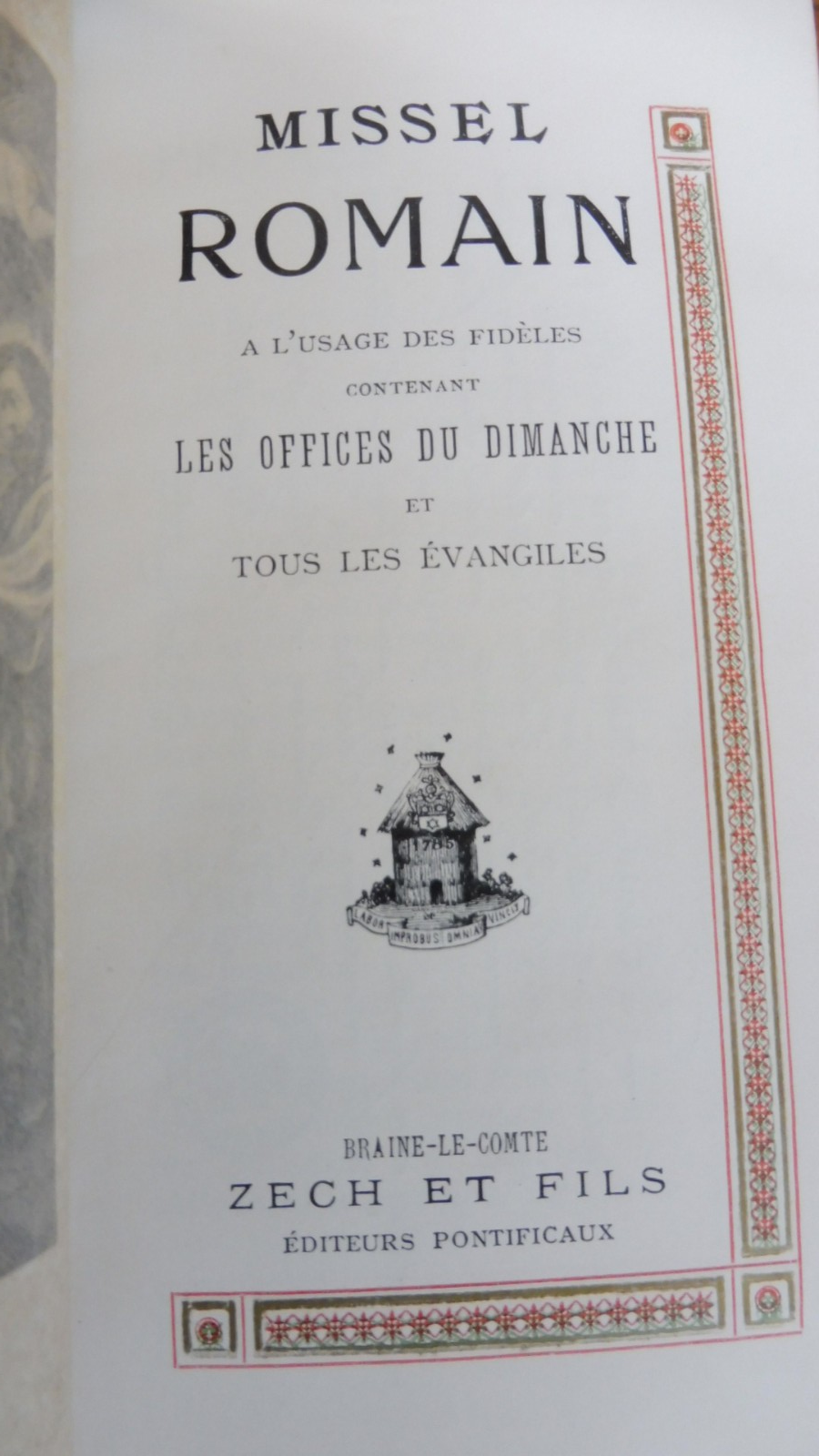 Missel romain 1925