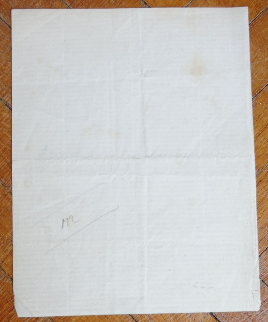 Lettre manuscrite de Victor Hugo 30 juin [1872]
